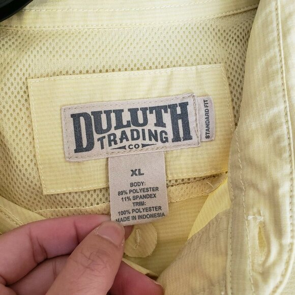 Duluth Trading Men's Button UP Shirt Short Sleeve‎ Collared Neck Size XL - Picture 5 of 10